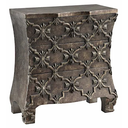 Chest of Drawers w/ Lattice Work